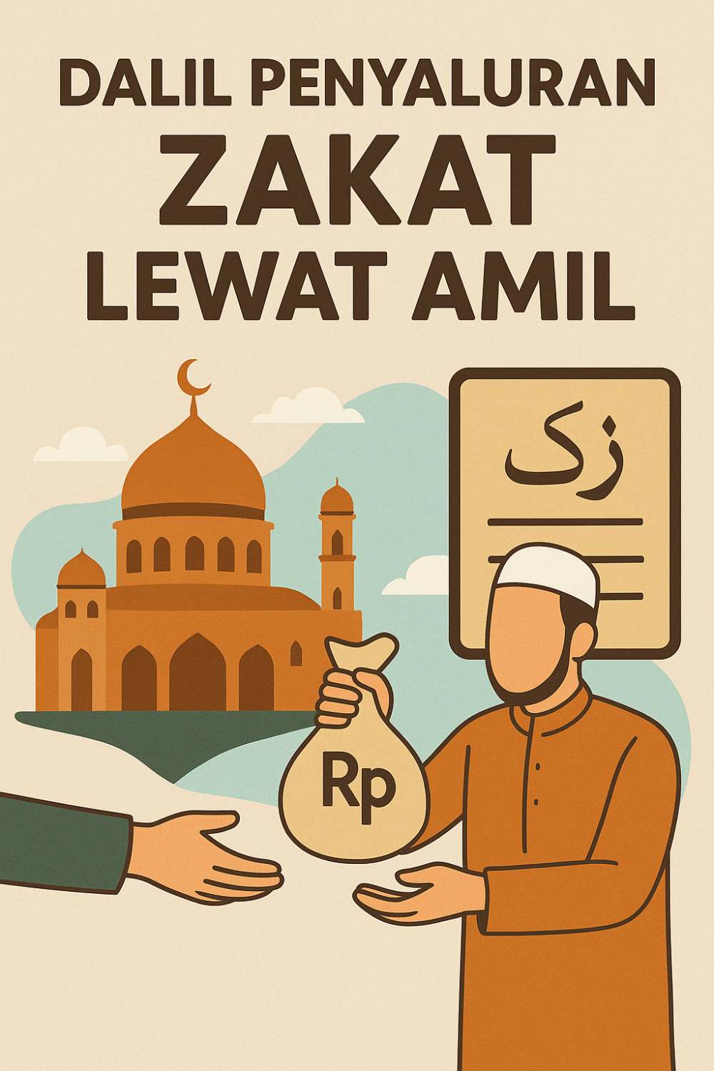 "DALIL PENYALURAN ZAKAT LEWAT AMIL"